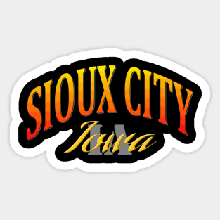 City Pride: Sioux City, Iowa Sticker